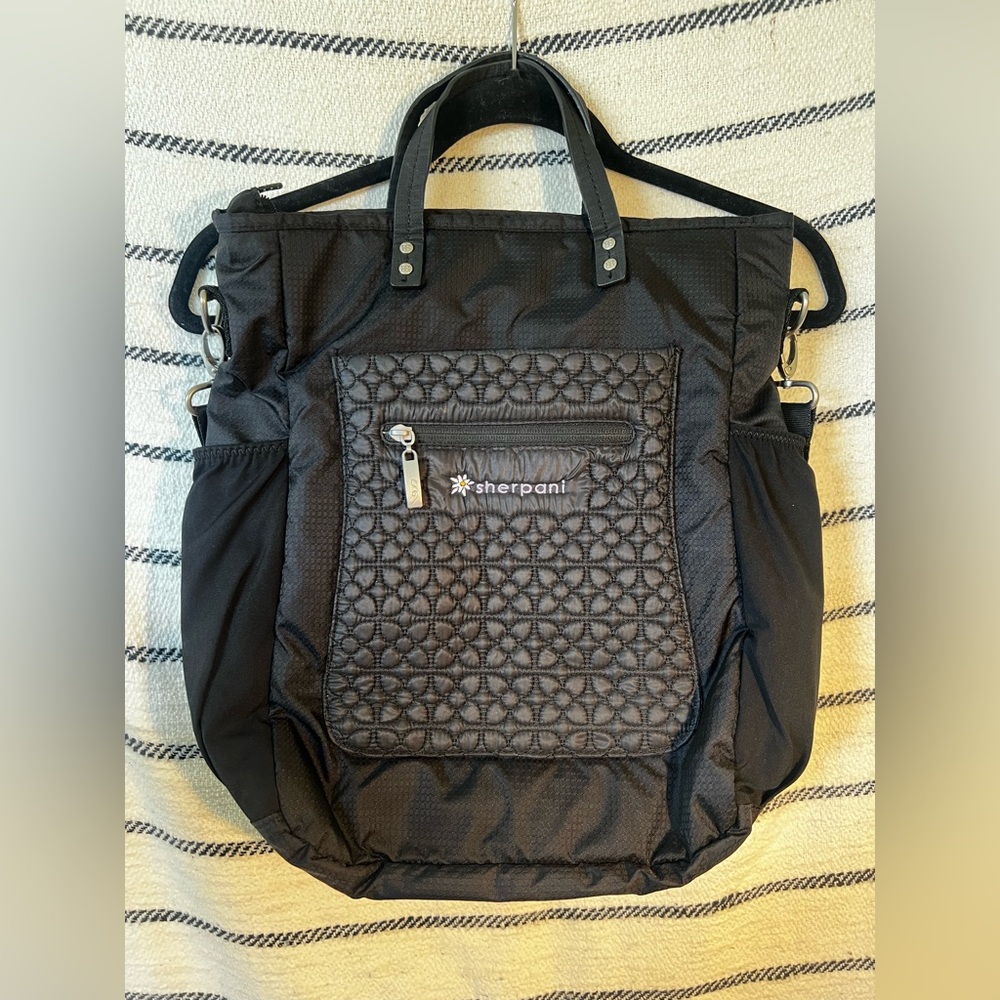 Sherpani EUC versatile quilted from laptop bag/carry-on/ work bag/purse/backpack